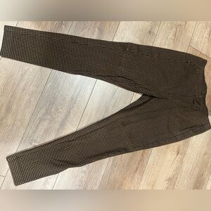 Women’s Brown Checkered Pants
